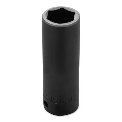 Stanley?? Products Torqueplus Metric Deep Impact Sockets 1/2 in, 1/2 in Drive, 19 mm, 6 Points, 7319M