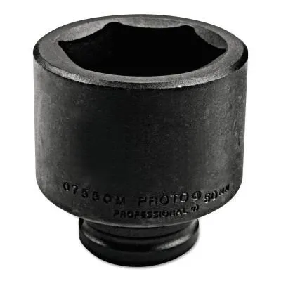 Stanley® Products Torqueplus Metric Impact Sockets 3/4 in, 3/4 in Drive, 36 mm, 6 Points, 07536M