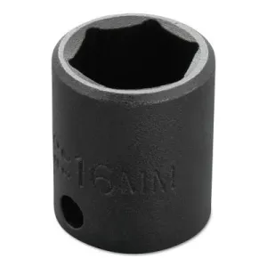 Stanley?? Products Torqueplus Metric Impact Sockets 3/8 in, 3/8 in Drive, 16 mm, 6 Points, 7216M