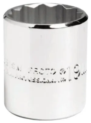 Stanley® Products Torqueplus Metric Sockets 3/8 in, 3/8 in Drive, 23 mm, 12 Points, 5223M