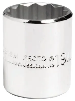 Stanley® Products Torqueplus Metric Sockets 3/8 in, 3/8 in Drive, 26 mm, 6 Points, 5226MH