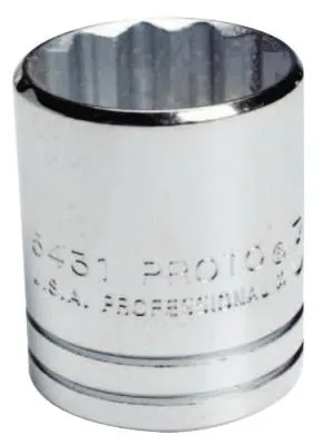 Stanley® Products Torqueplus Sockets 1/2 in, 1/2 in Drive, 31/32 in, 12 Points, 5431