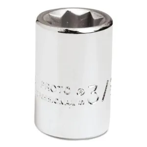 Stanley?? Products Torqueplus Sockets 1/4 in, 1/4 in Drive, 3/8 in, 8 Points, 4712S