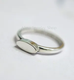 Sterling Silver Personalized Ring