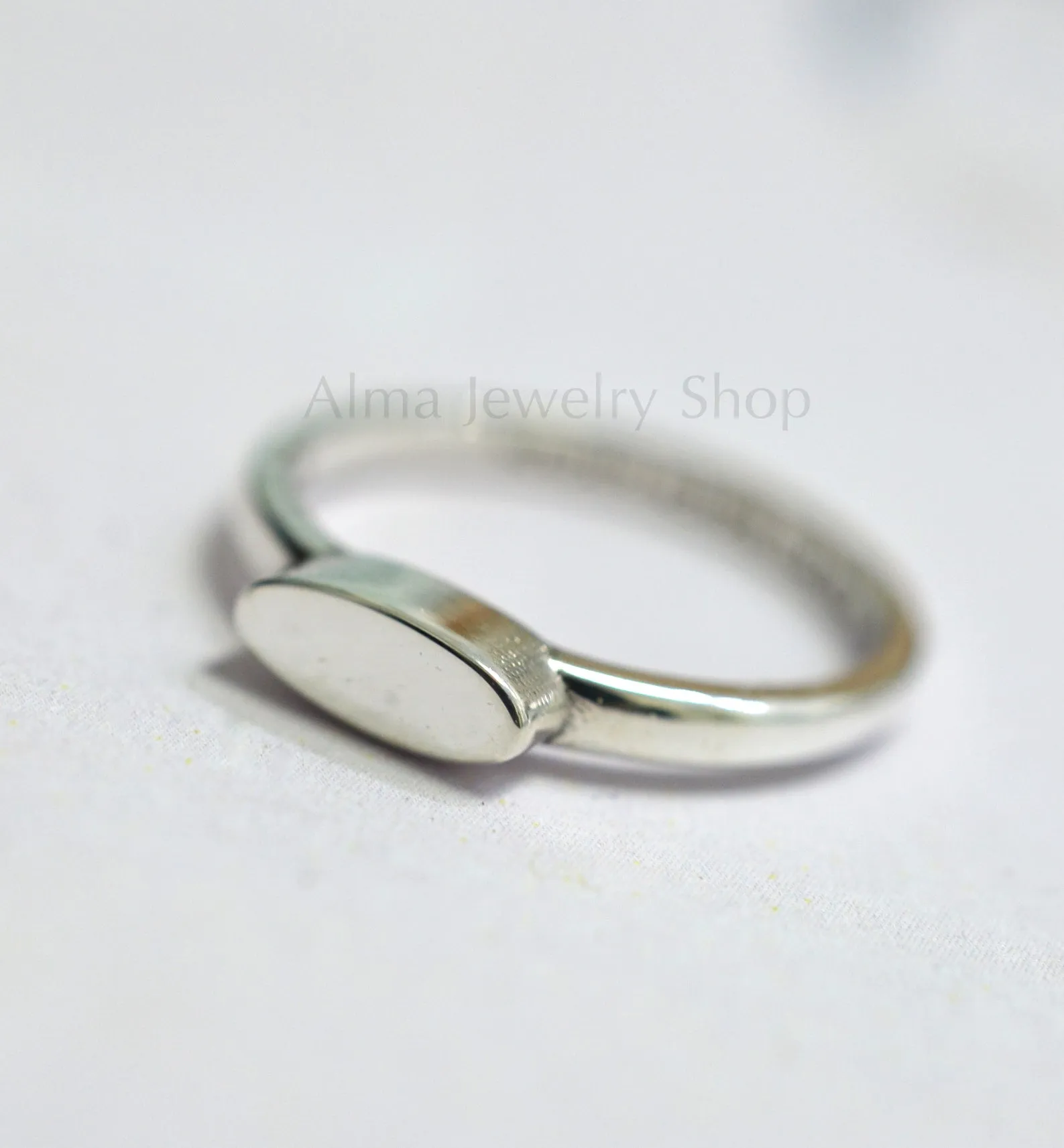Sterling Silver Personalized Ring