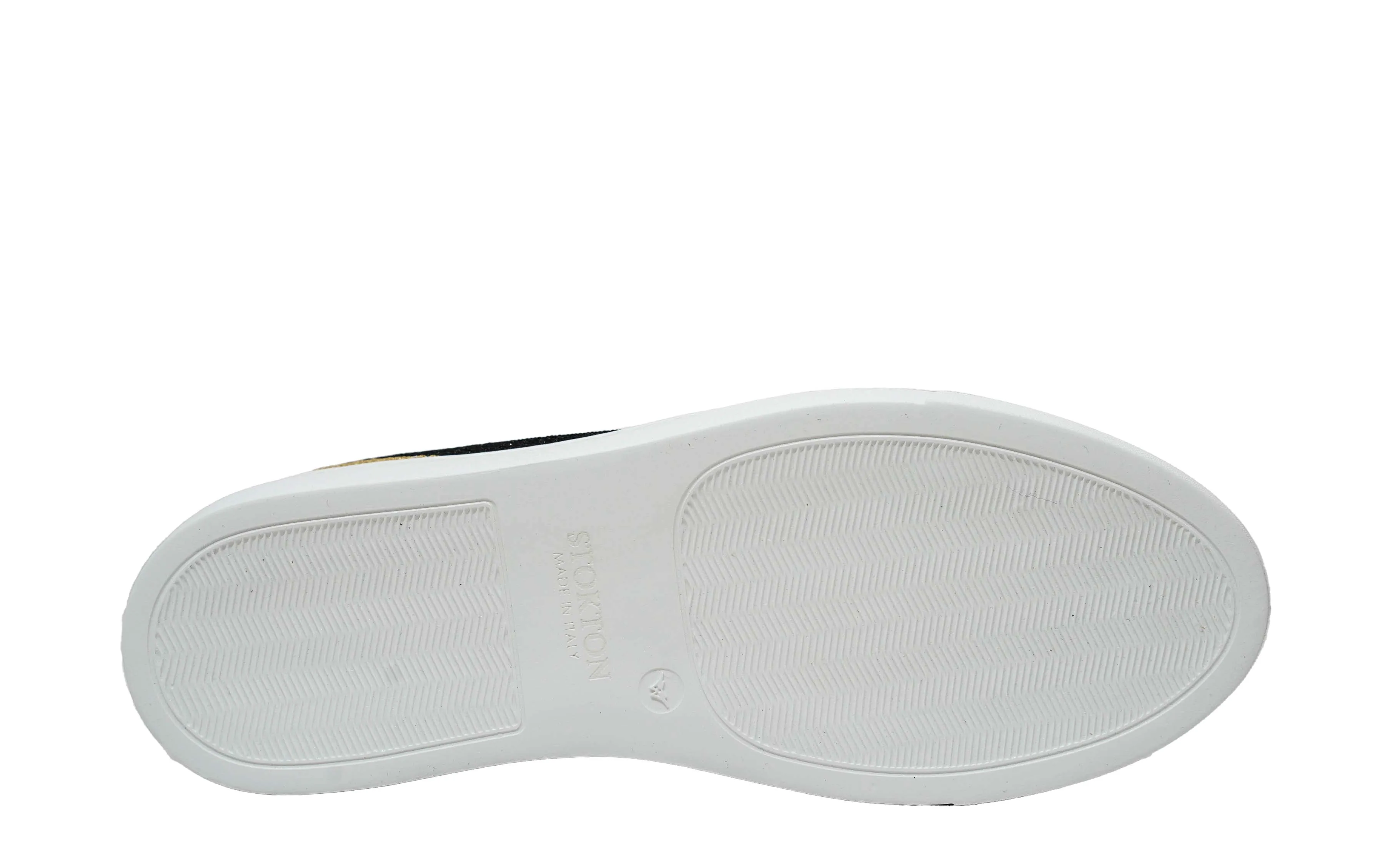 Stokton Women’s Off White & Multi Colour Leather Sneaker 950 D