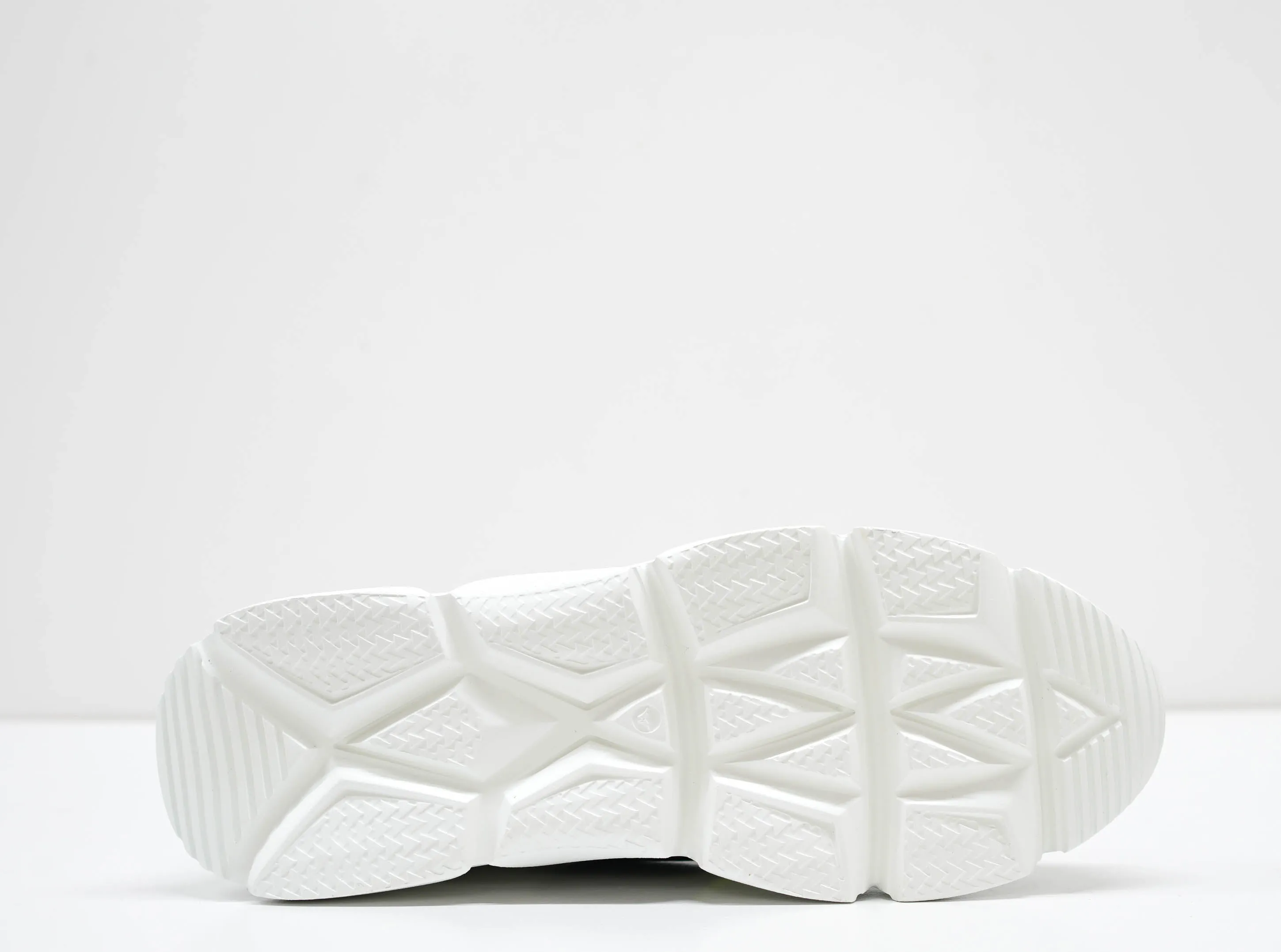 Stokton Women's White & Lime Leather Sneaker 650 -D