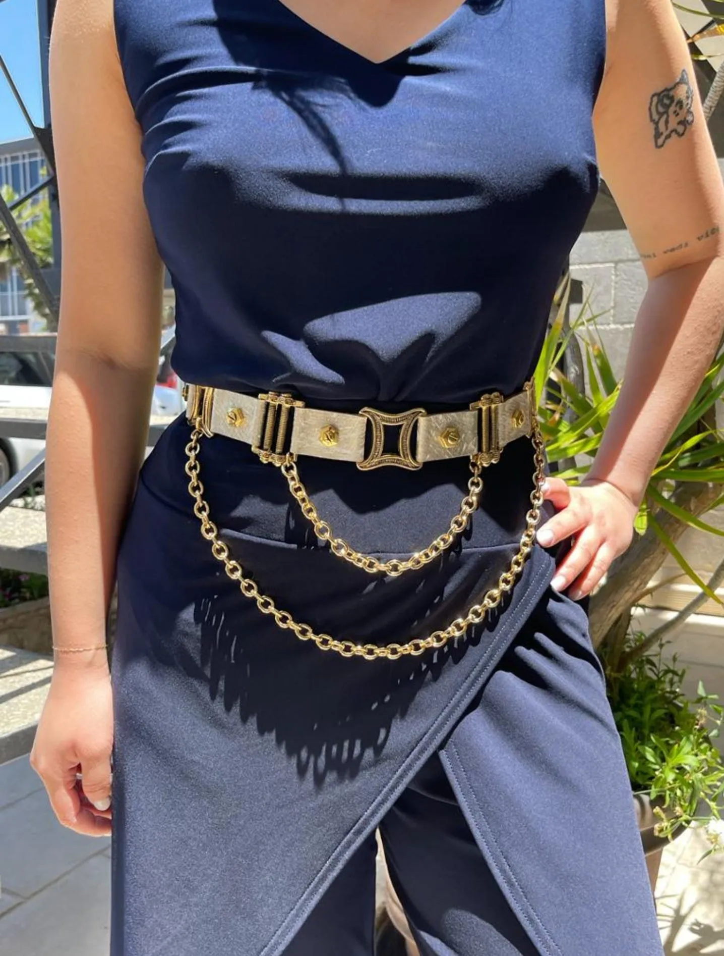 Streets Ahead Gold Connector with Chain