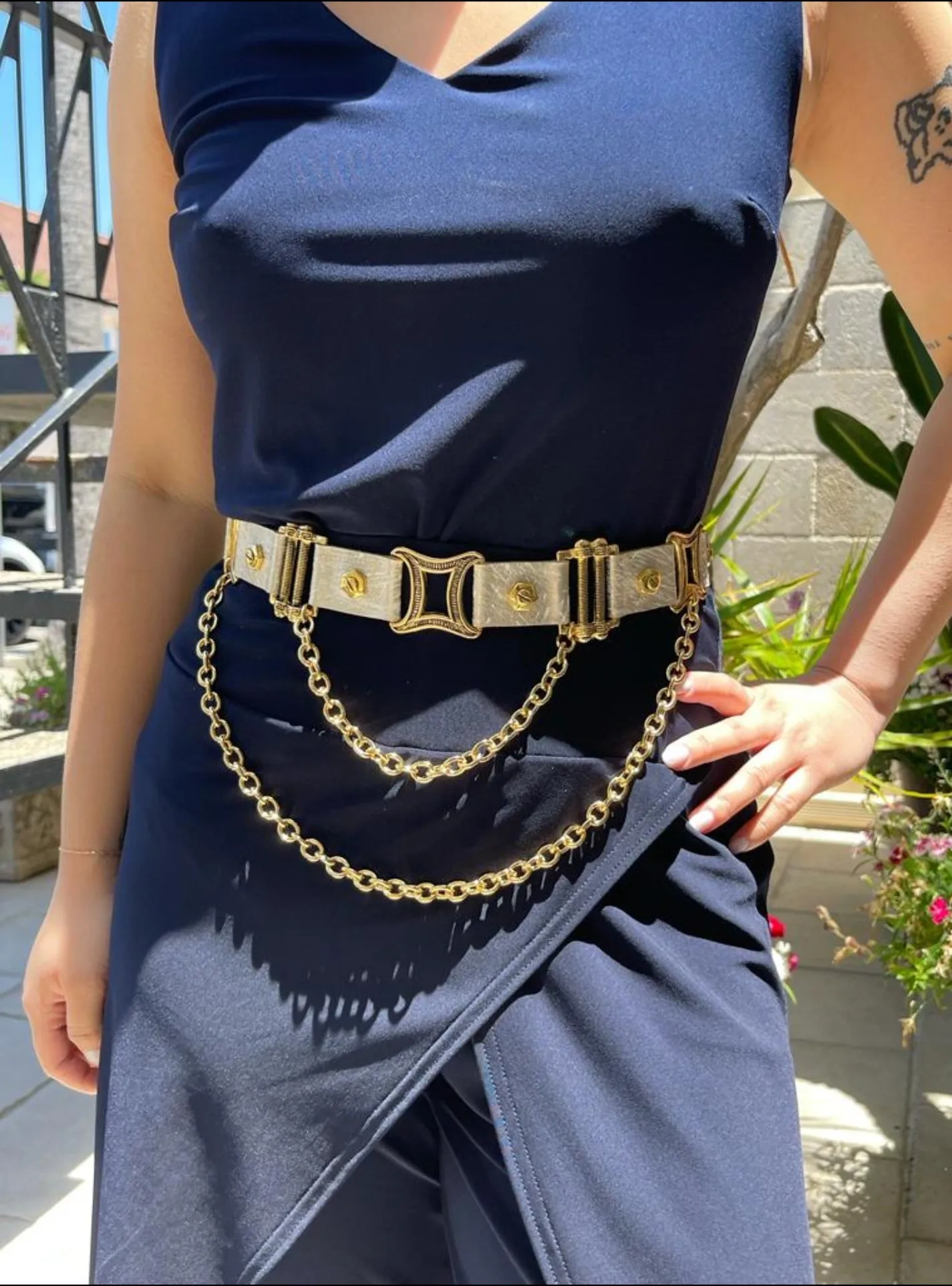 Streets Ahead Gold Connector with Chain
