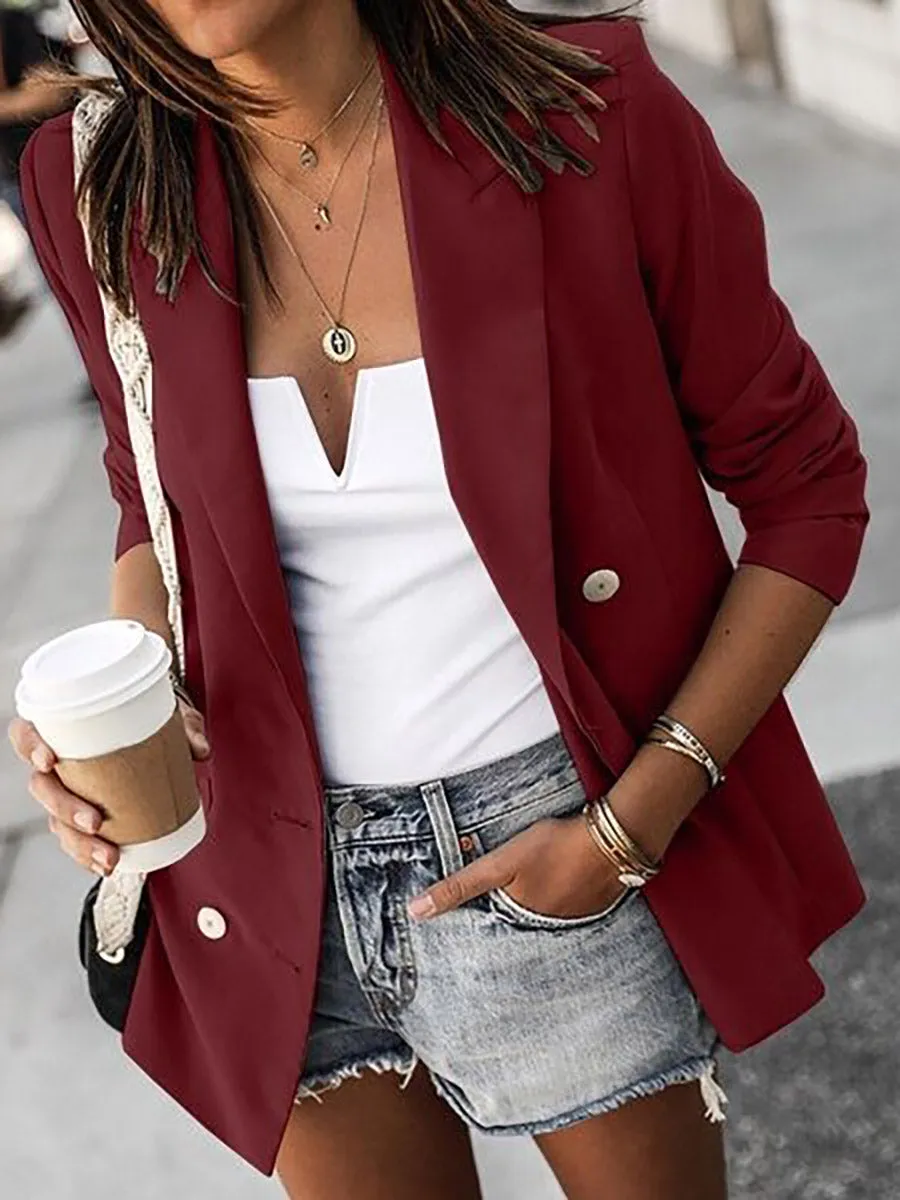 Stunncal Gracie Business Casual Button Dowm Blazer