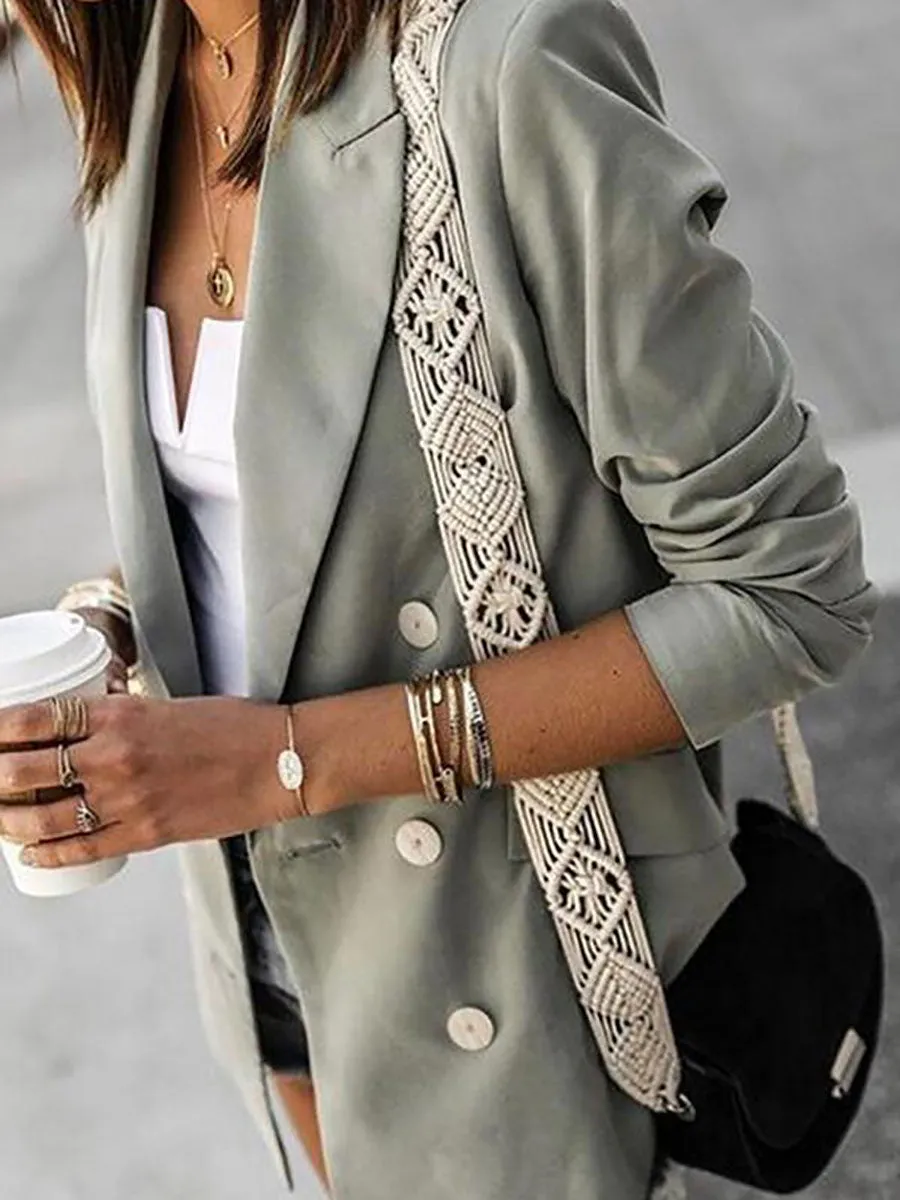 Stunncal Gracie Business Casual Button Dowm Blazer