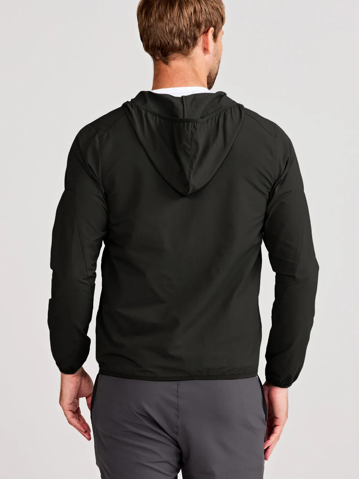 Swift Lightweight Hooded Windbreaker Jacket
