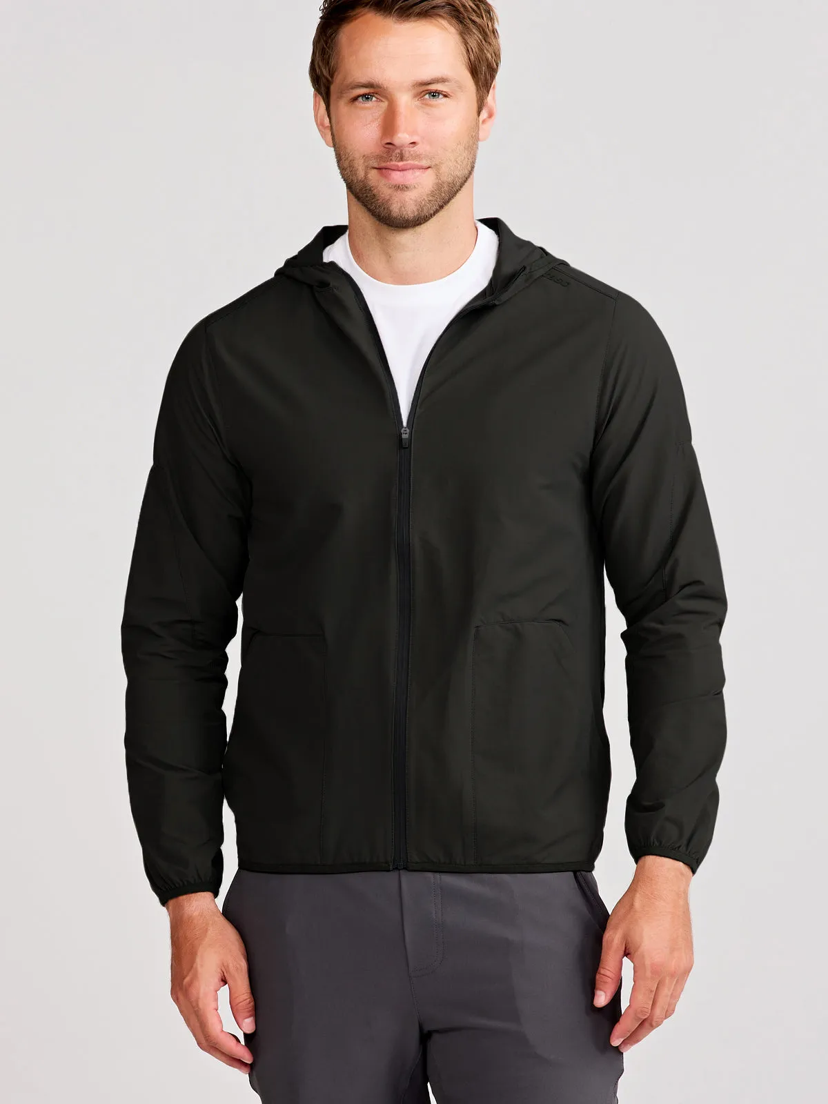 Swift Lightweight Hooded Windbreaker Jacket