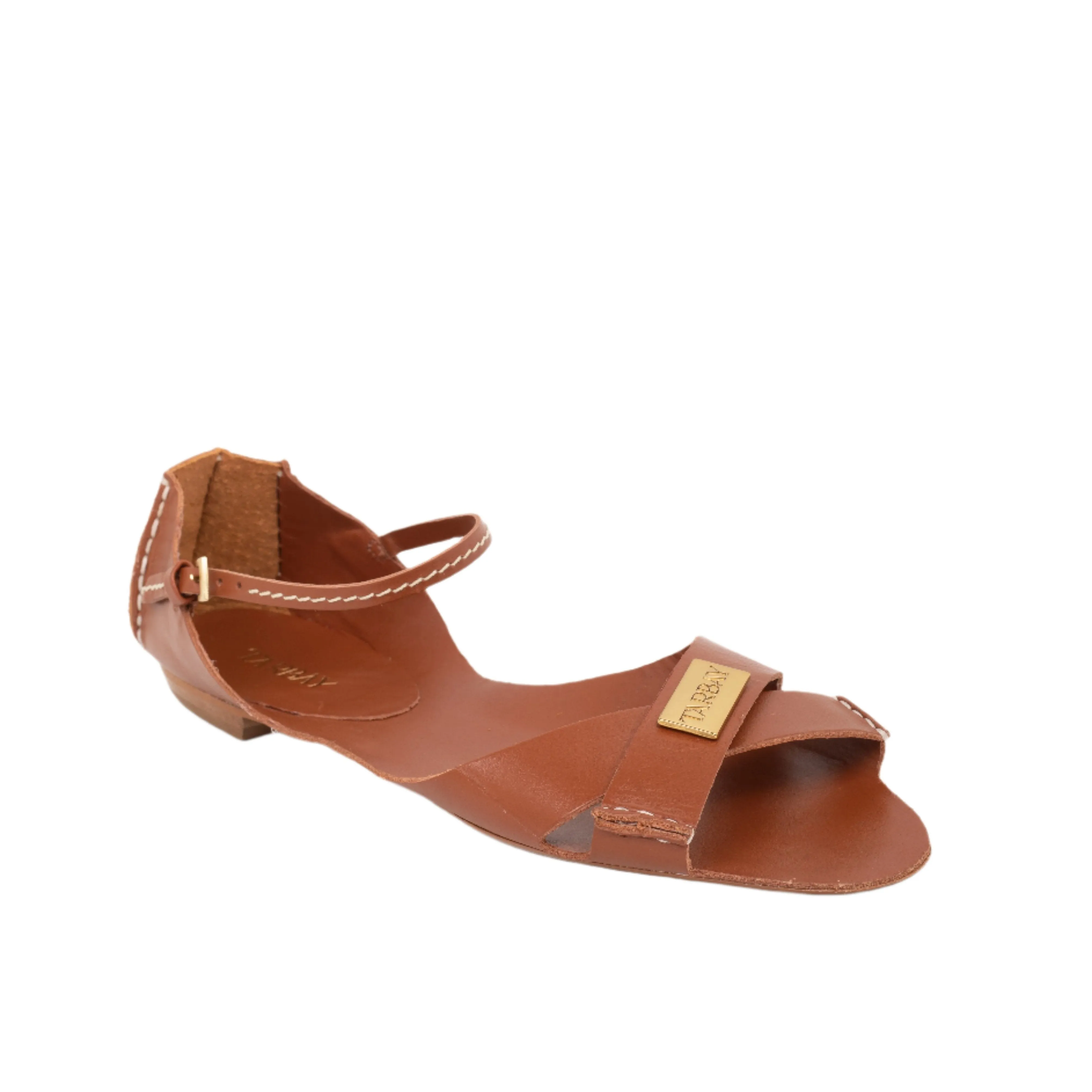 Tajali Leather Sandals - Tan