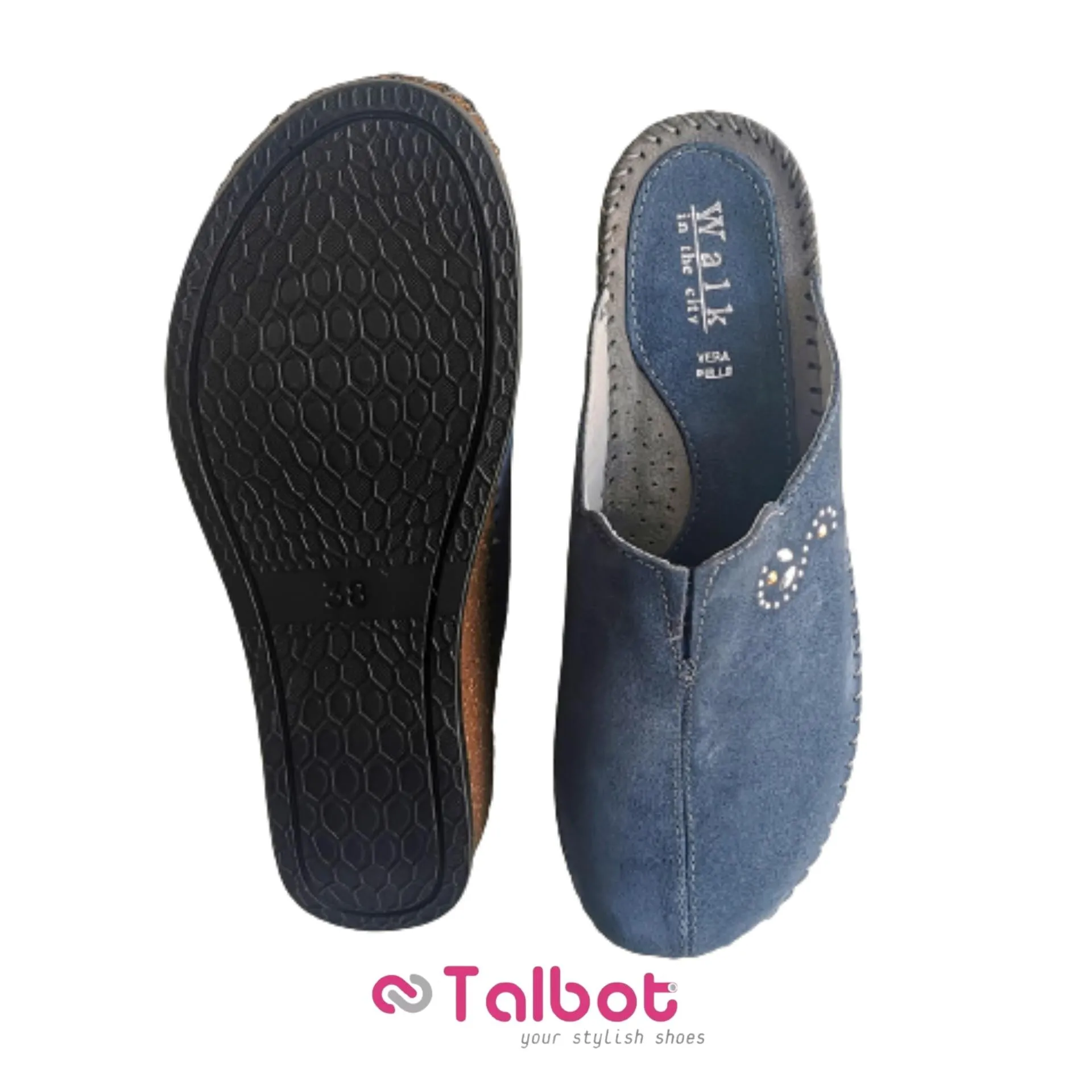 Talbot Leather Slippers