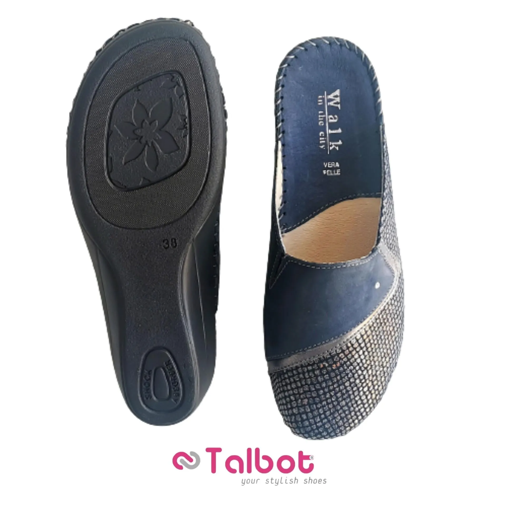 Talbot Leather Slippers