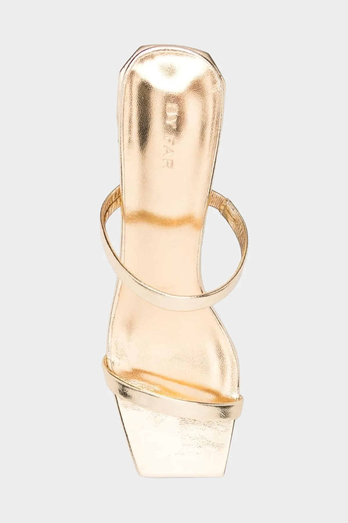 Tanya Parchment Metallic Leather