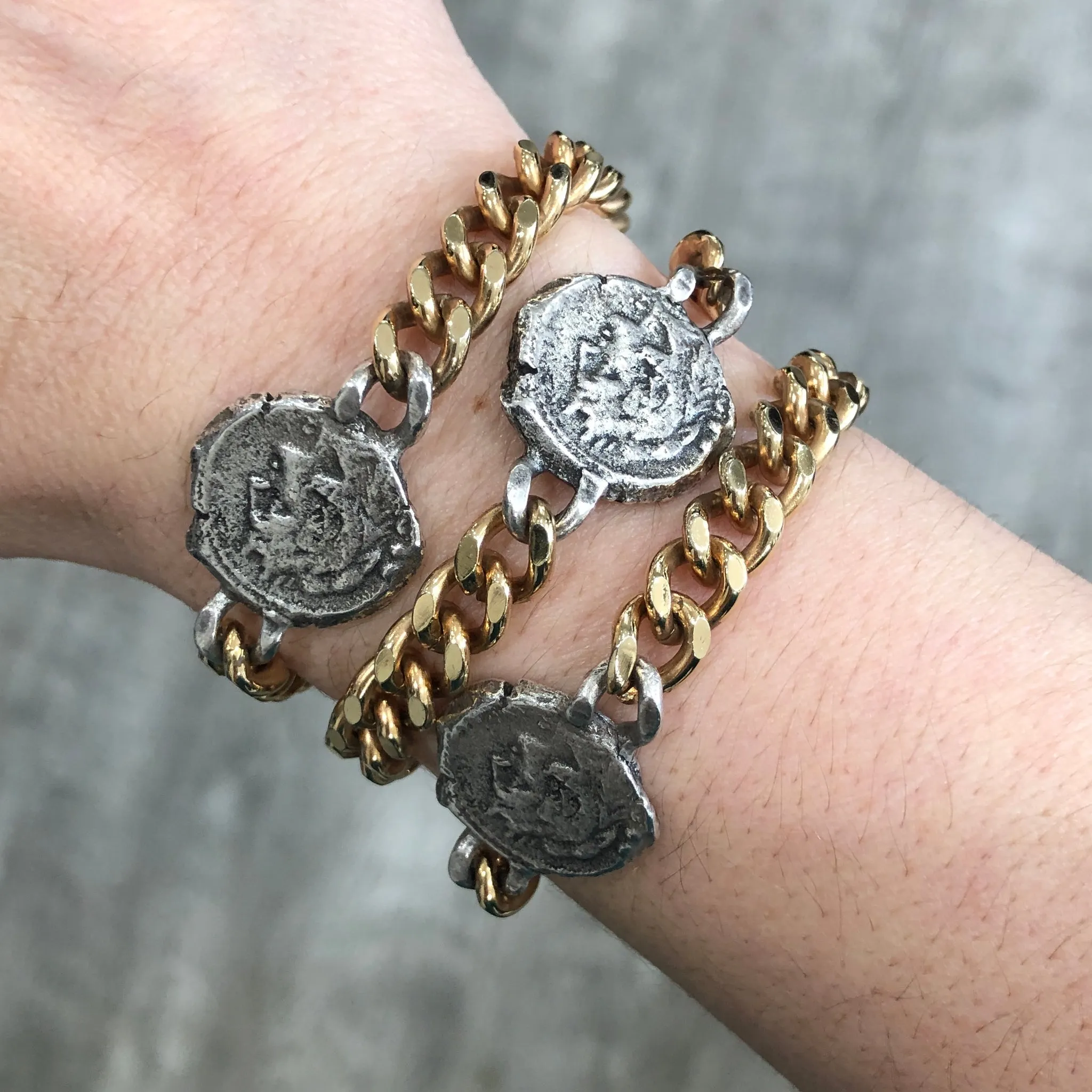 Tat2 Designs Gold Fira Chain Bracelet