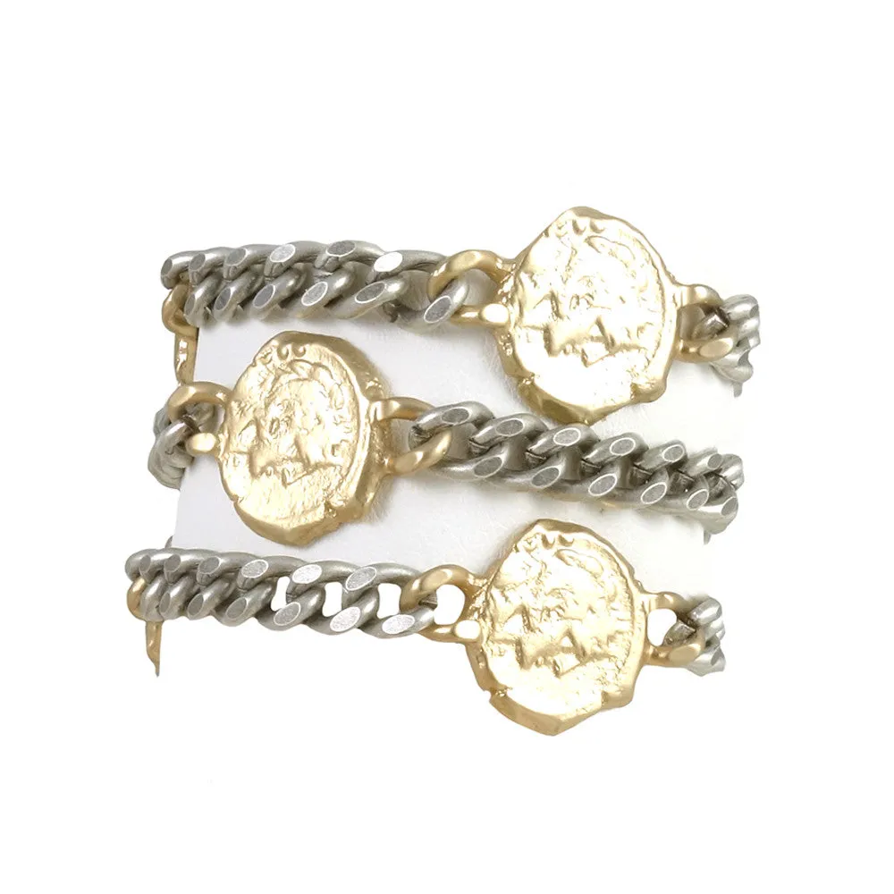 Tat2 Designs Gold Fira Chain Bracelet