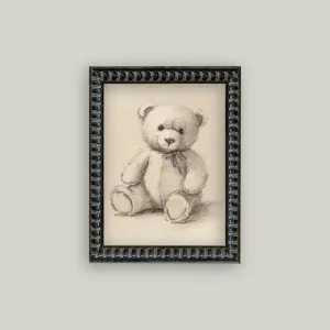 Teddy Bear Famed Art 8x10