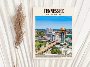 Tennessee Vintage Wall Art, USA
