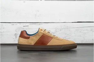 The Jolt Sneaker in Tan Suede