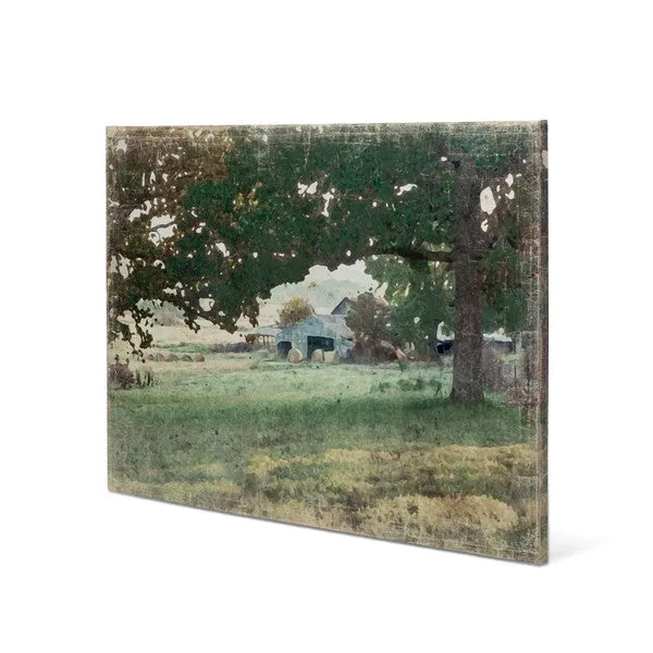The Old Barn Vintage Canvas Print