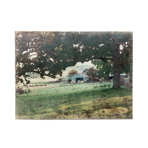 The Old Barn Vintage Canvas Print