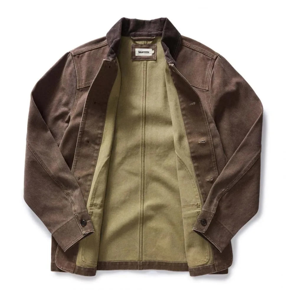 The Upland Jacket | Aged Penny Chipped Canvas