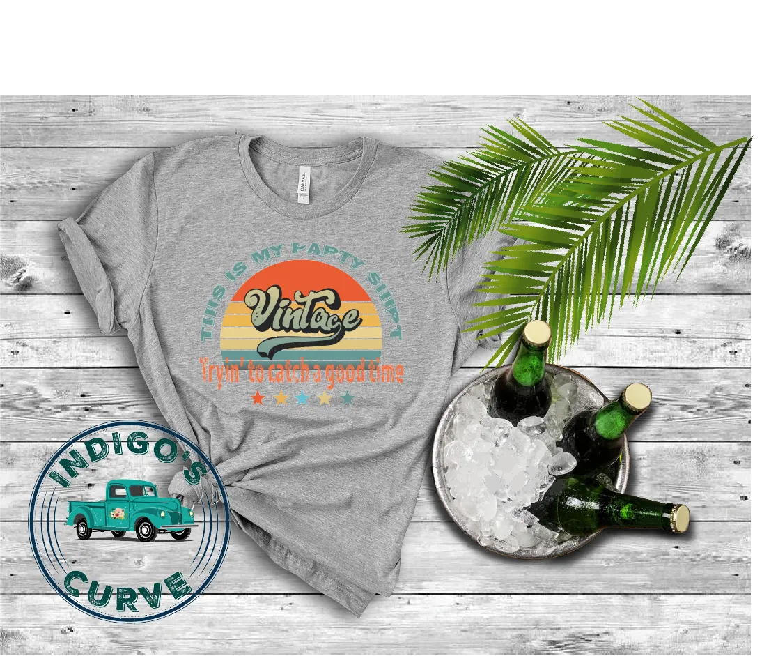 This Is My Party Shirt Vintage Tee