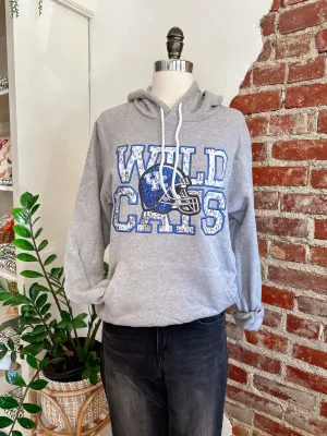 Throw Back Kentucky Football Vintage Style Hoodie