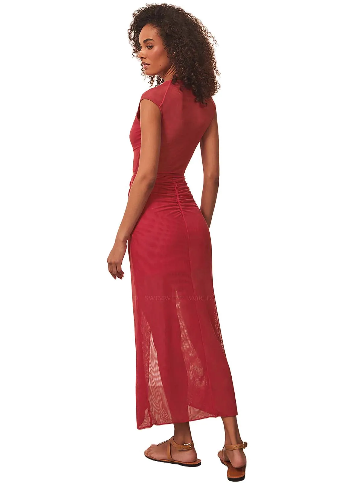 Tori Detail Midi Dress ::RET