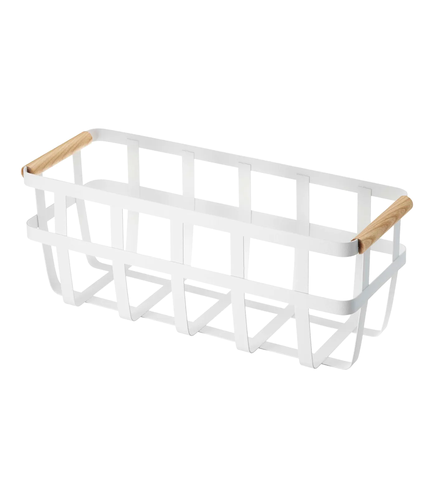Tosca Storage Basket - Steel   Wood