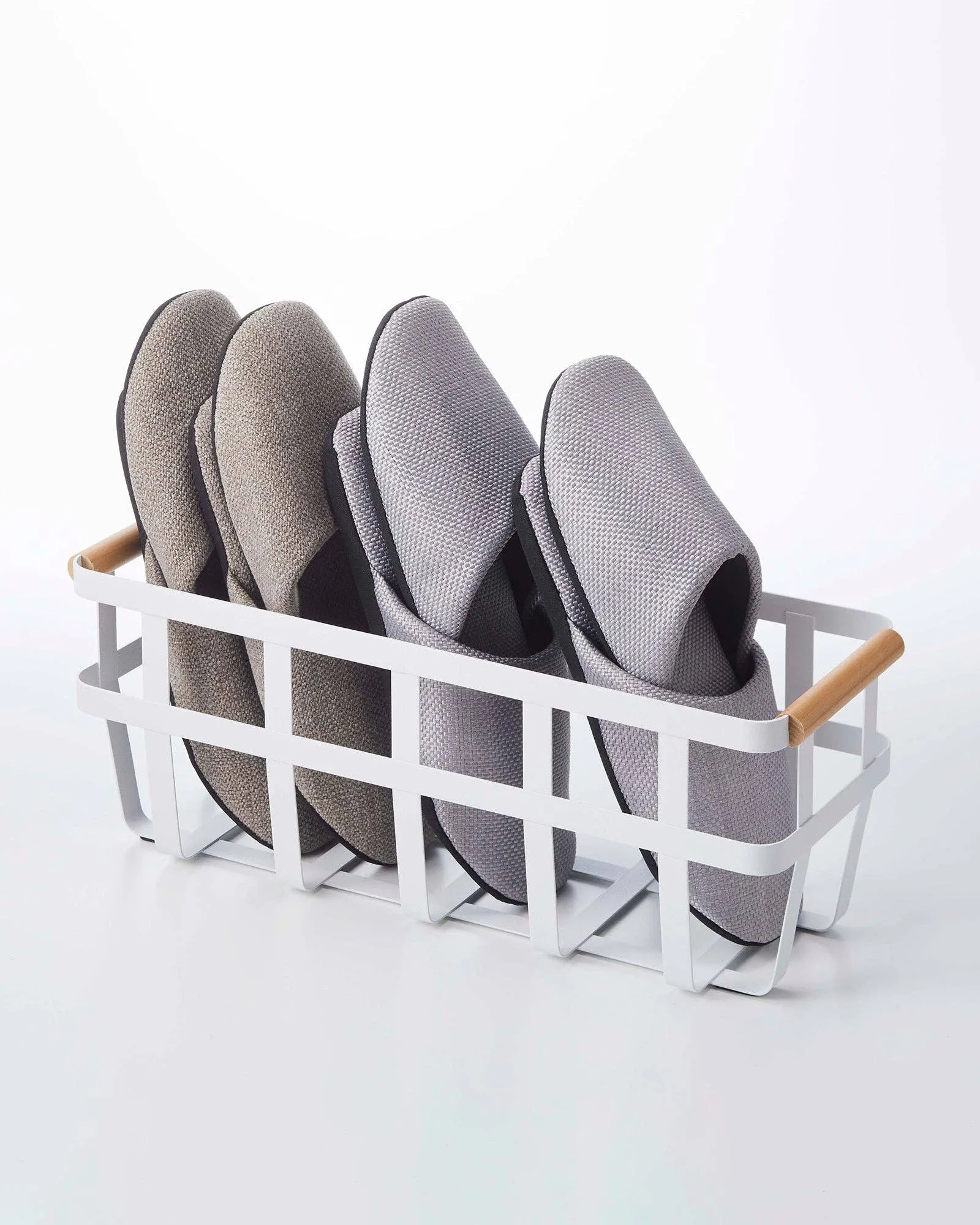Tosca Storage Basket - Steel   Wood