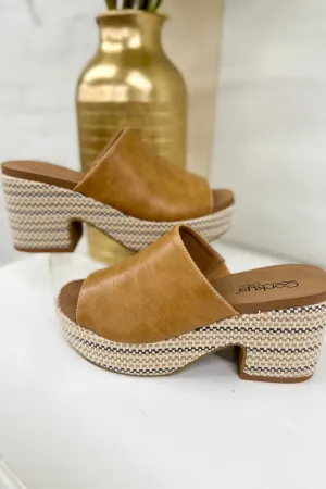 Totally Buggin' Platform Wedge Caramel