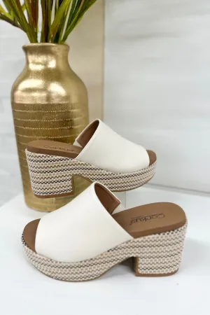 Totally Buggin' Platform Wedge Ivory
