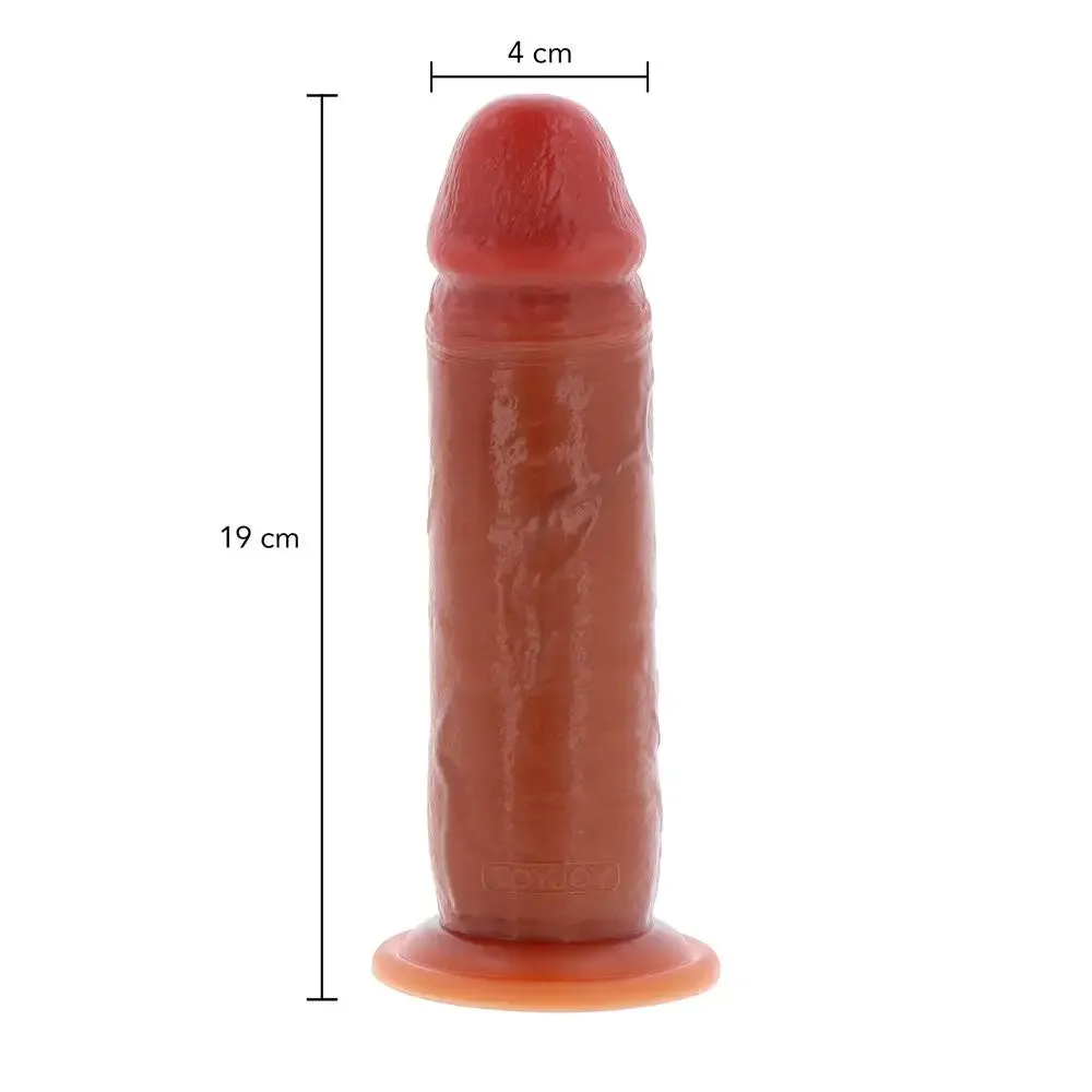 Toyjoy Get Real Silicone Foreskin Dong 7.5 Inch