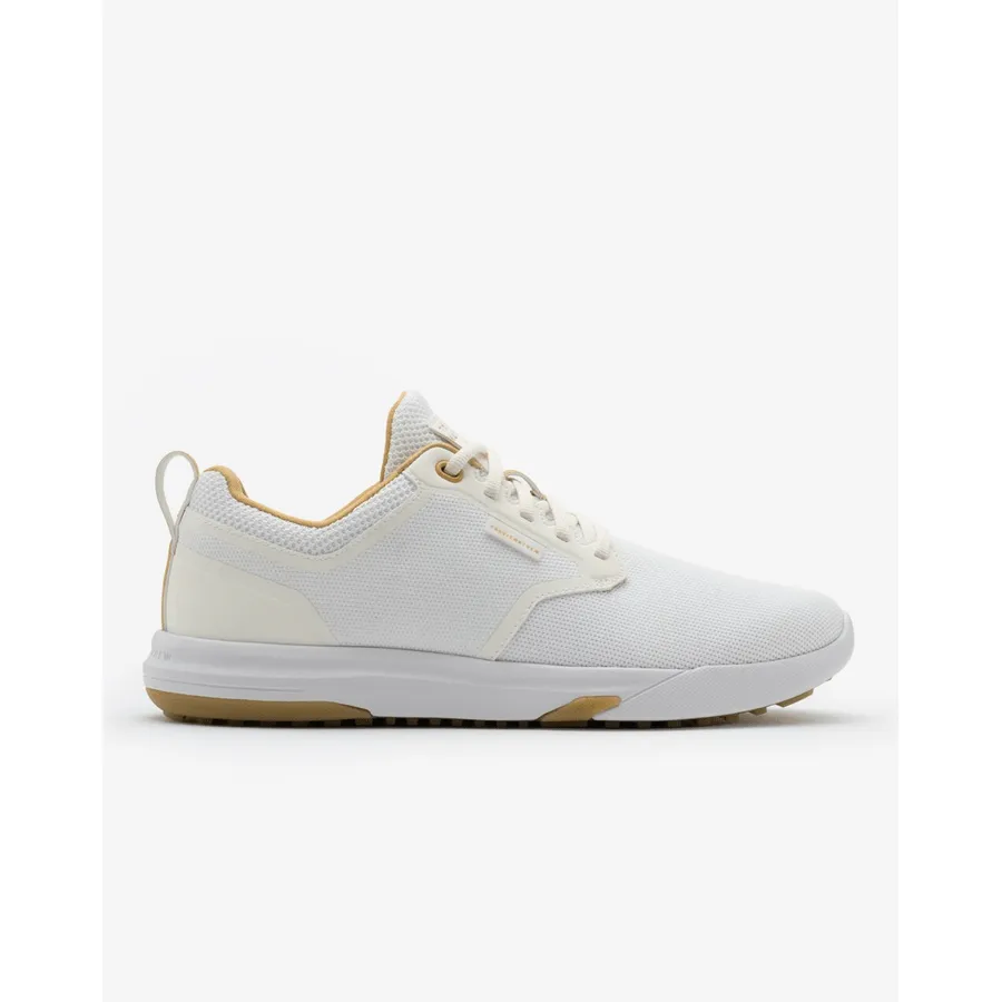 Travis Mathew The Daily Pro Hybrid Golf Shoe - White/Gum