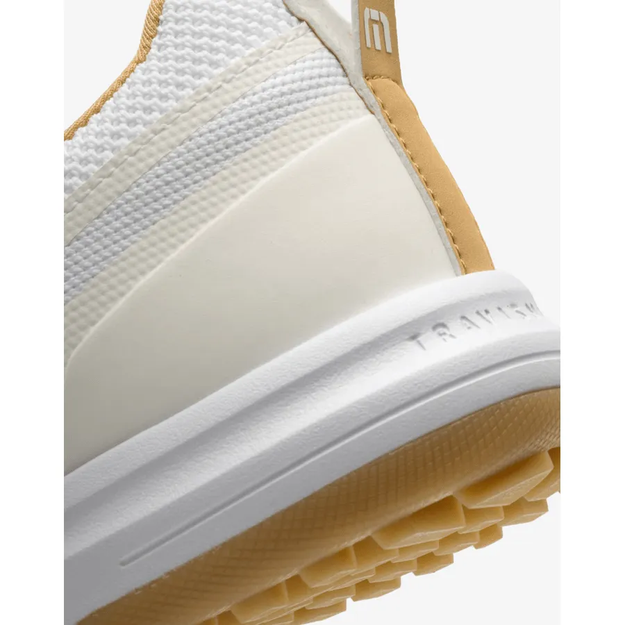 Travis Mathew The Daily Pro Hybrid Golf Shoe - White/Gum