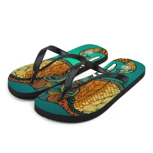 Tribal Elephant - Flip-Flops