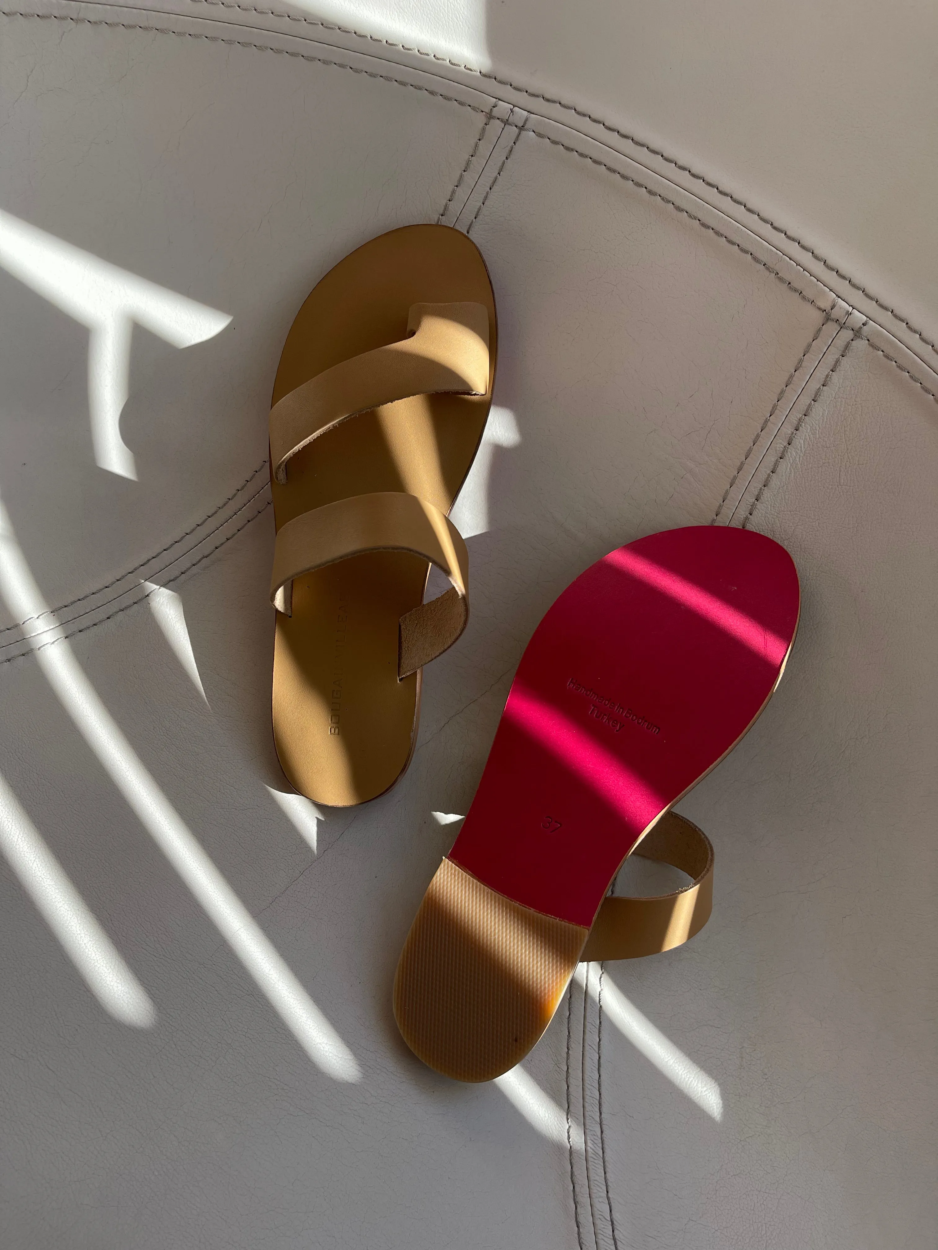 Turkbuku Sandal (Slip on)- Tan Natural