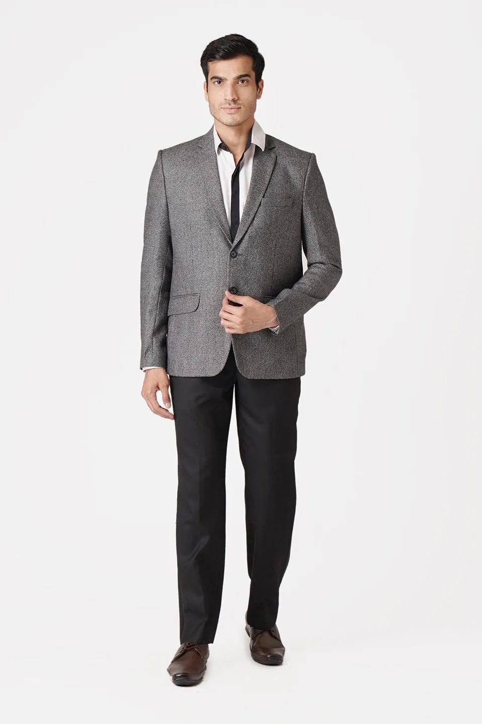 Tweed Grey Blazer