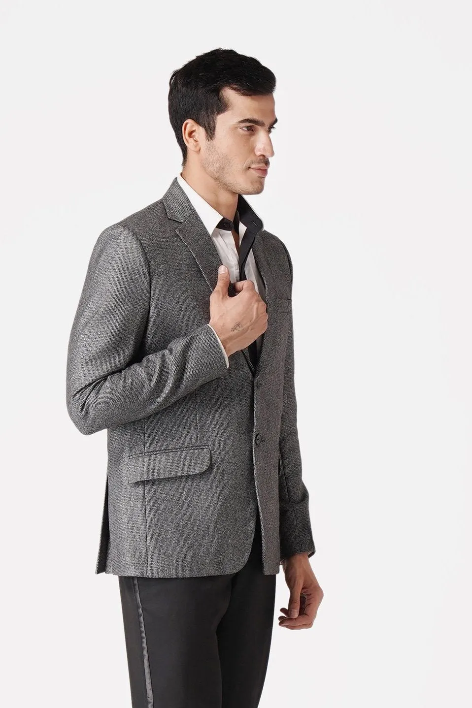 Tweed Grey Blazer