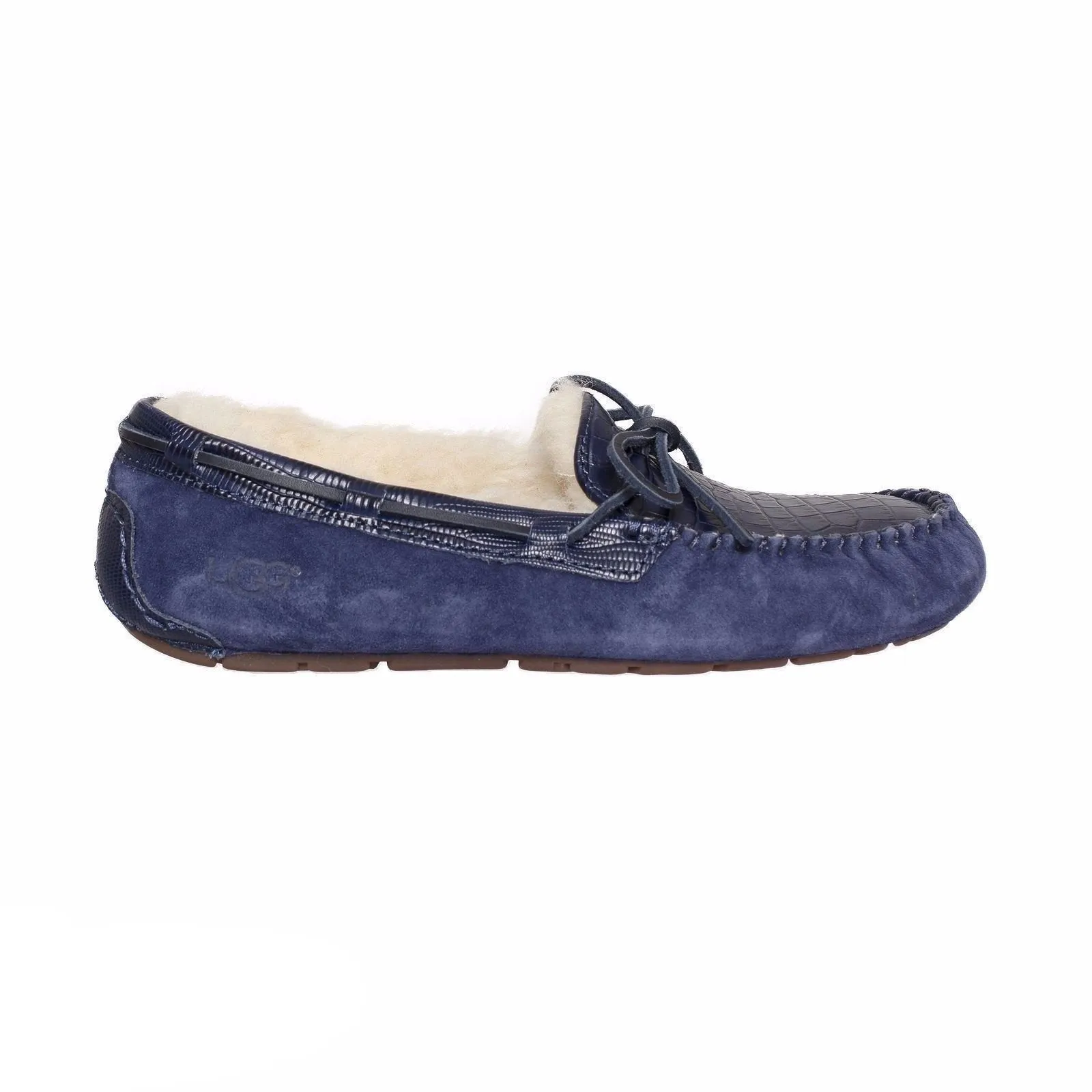 UGG Dakota Croco Navy Slippers