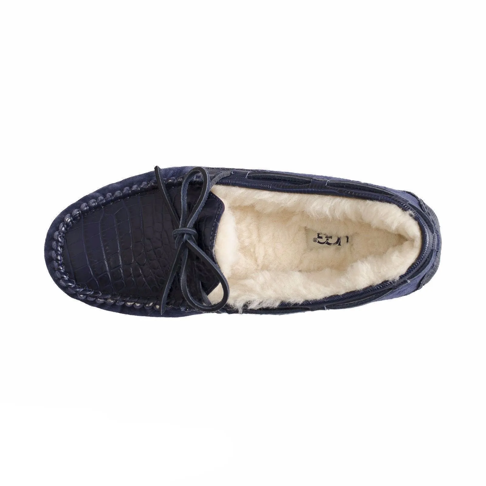 UGG Dakota Croco Navy Slippers