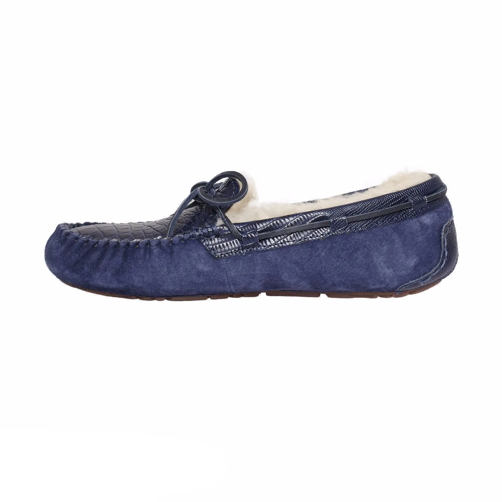 UGG Dakota Croco Navy Slippers