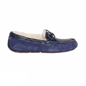UGG Dakota Croco Navy Slippers