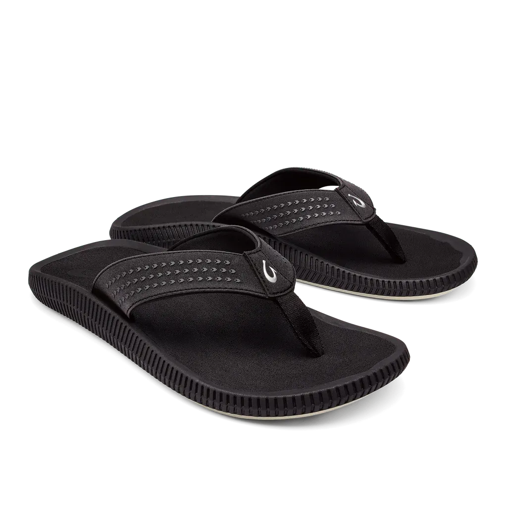 Ulele Men's Beach Sandals - Black