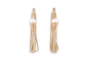 Ultra deluxe golden tassel drops