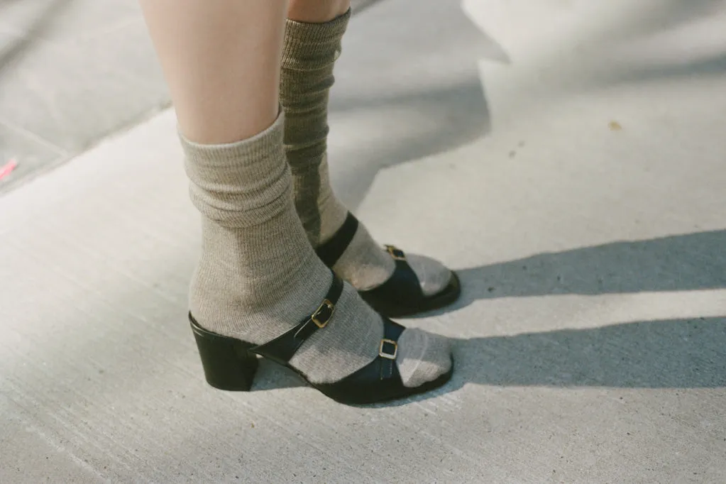 UNA SANDAL, BLACK CALF